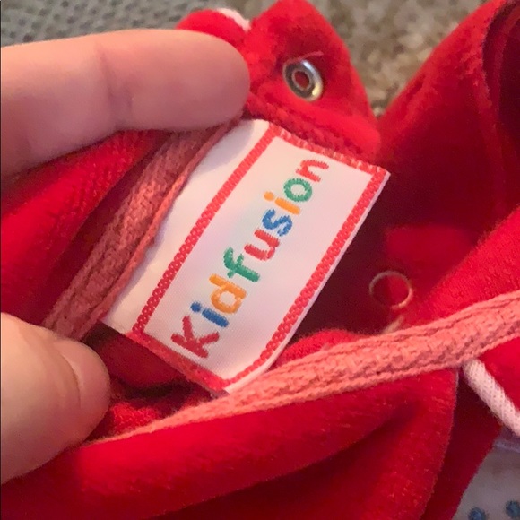 Vintage my fist Christmas footie onesie - Picture 4 of 5